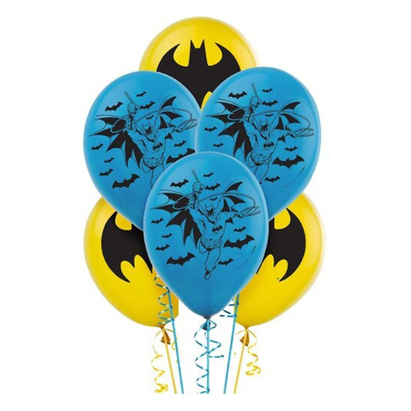 Batman Latex & Supershape Foil Balloon Party Pack