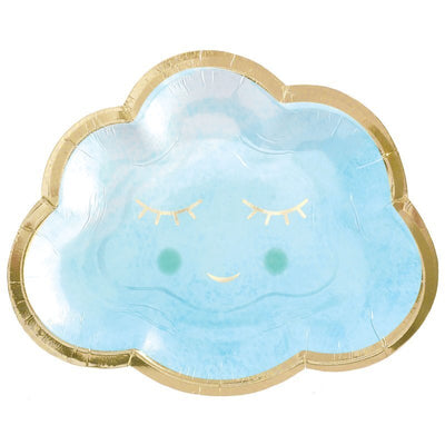 Oh Baby Blue Baby Shower 8 Guest Deluxe Tableware Party Pack
