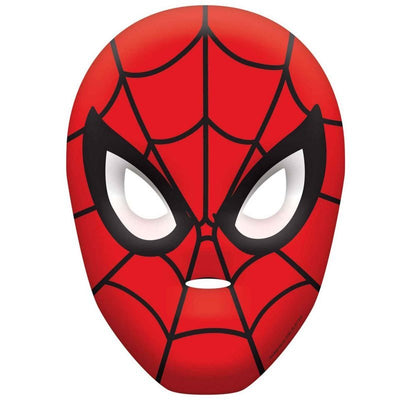 Spiderman Webbed Wonder Vac Form Plastic Mask