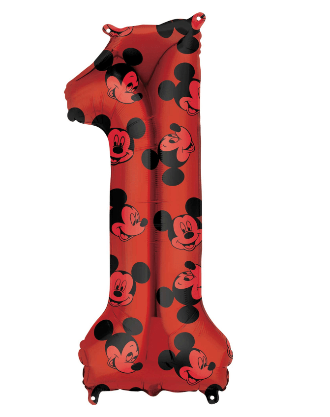 Mickey Mouse Forever Number 1 SuperShape Foil Balloon