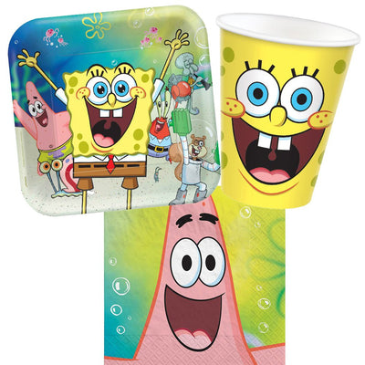 Spongebob 8 Guest Tableware Party Pack