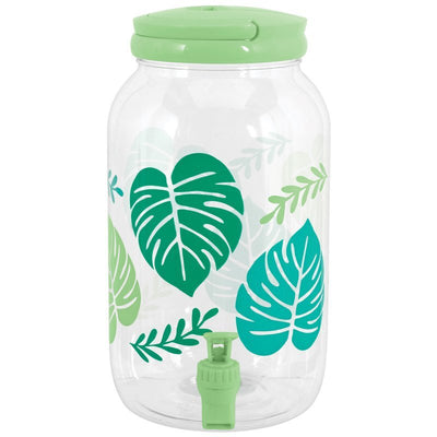 Jungle Hawaiian Luau Plastic Drink Dispenser x1