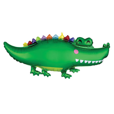 Alligator Happy Gator SuperShape Foil Balloon
