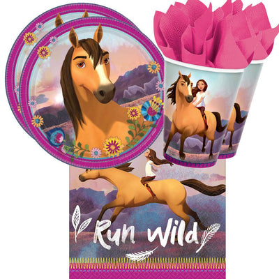 Spirit Ride Free 16 Guest Tableware Party Pack