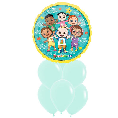 Cocomelon Foil & Latex Balloon Party Pack