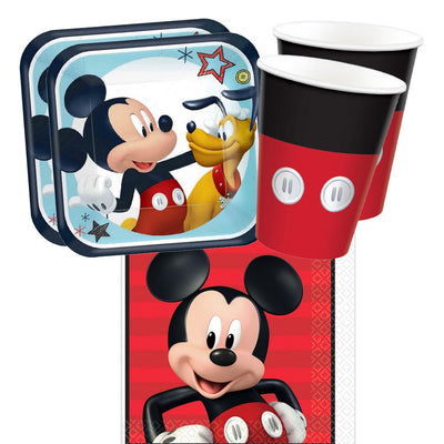 Mickey Mouse and Pluto 16 Guest Tableware Pack