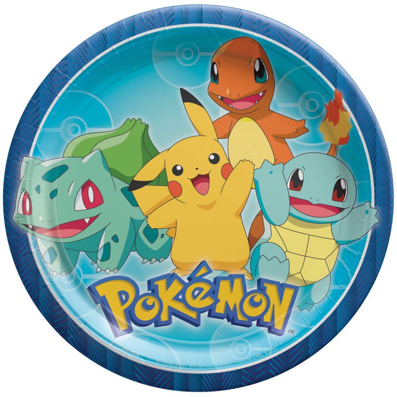Pokemon Pikachu 16 Guest Large Tableware Party Pack