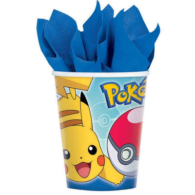 Pokemon Pikachu 16 Guest Large Deluxe Tableware Party Pack
