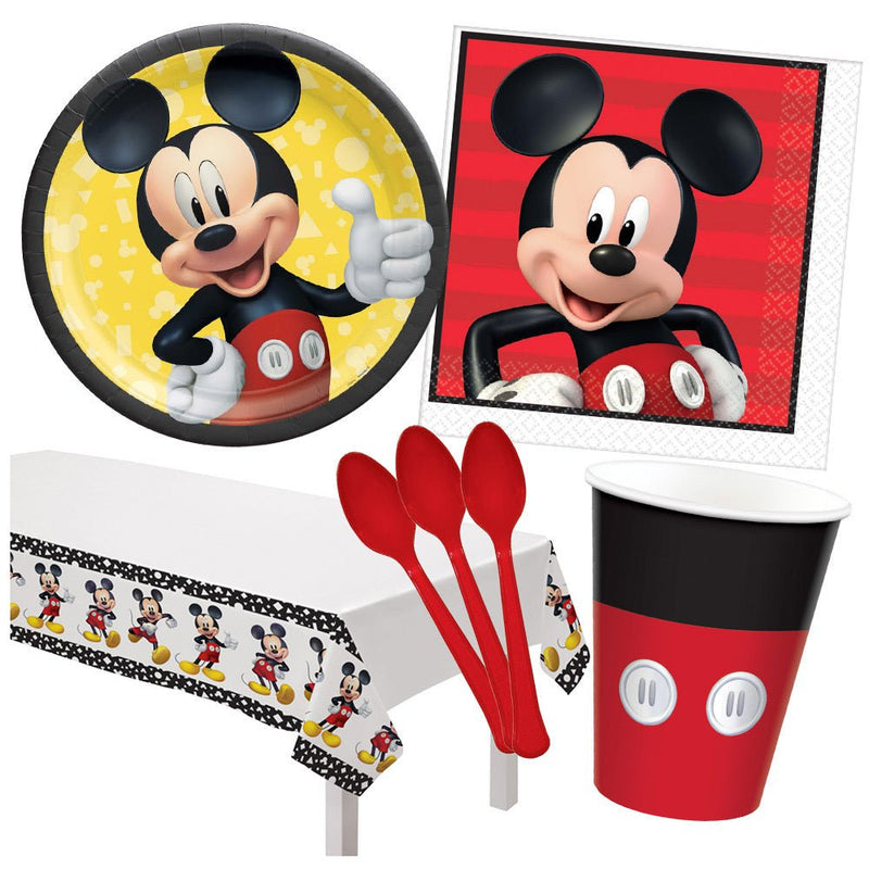 Mickey Mouse Forever 8 Guest Large Deluxe Tableware Pack