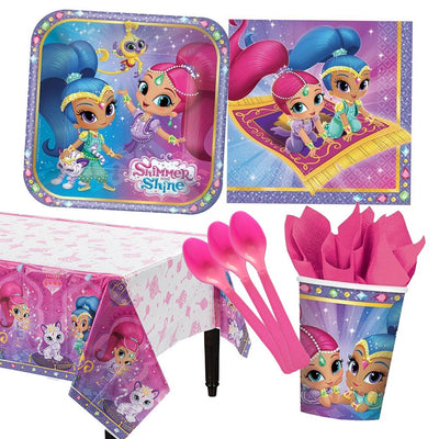 Shimmer & Shine 8 Guest Deluxe Tableware Party Pack