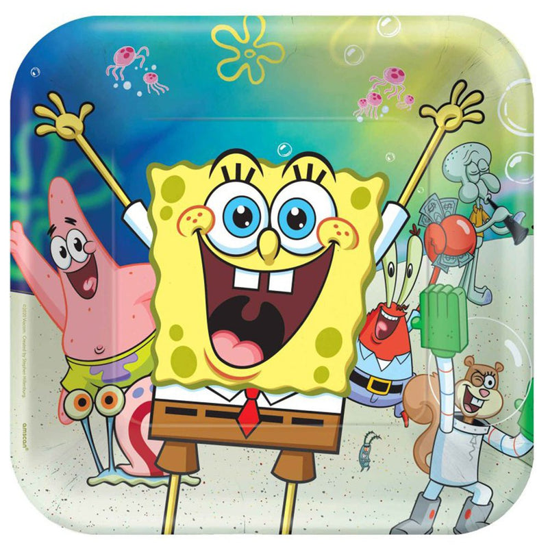 Spongebob 16 Guest Deluxe Tableware Party Pack