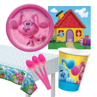 Blues Clues Magenta 8 Guest Deluxe Tableware Pack