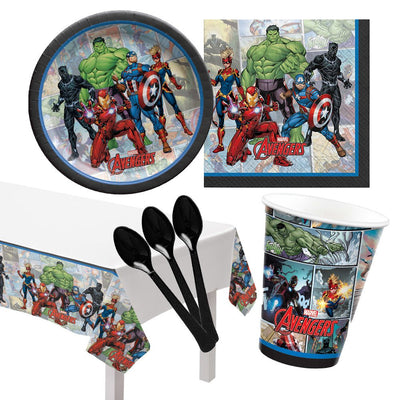 Marvel Avengers 8 Guest Small Deluxe Tableware Party Pack