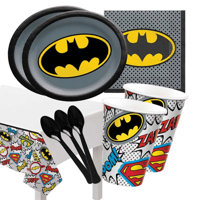 Batman 16 Guest Deluxe Tableware Party Pack