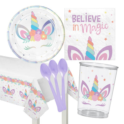 Unicorn 8 Guest Deluxe Tableware Pack