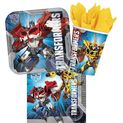 Transformers 8 Guest Large Tableware Party Pack