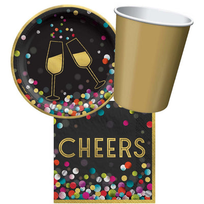 Cheers Gold 20 Guest Tableware Pack