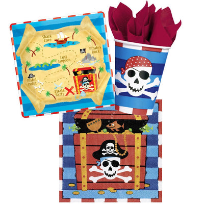 Pirate 8 Guest Tableware Party Pack