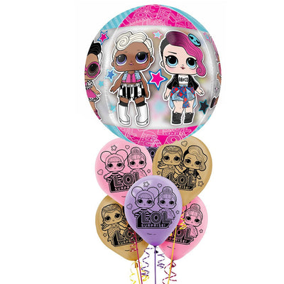 LOL Surprise Dolls Glam Orbz Balloon Party Pack