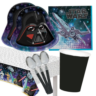 Star Wars Darth Vader 16 Guest Deluxe Tableware Pack