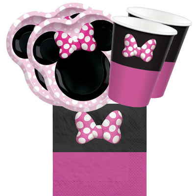 Disney Minnie Mouse Forever 16 Guest Tableware Pack