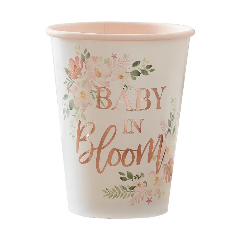Baby Shower Baby in Bloom 8 Guest Tableware Party Pack