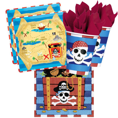 Pirate 16 Guest Tableware Party Pack