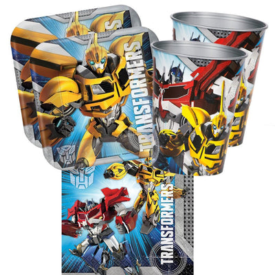 Transformers Small 16 Guest Tableware Party Pack