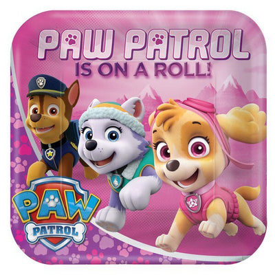 Paw Patrol Girls- 16 Guest Large Deluxe Tableware Party Pack