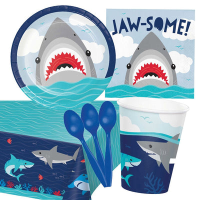 Shark Jawsome 8 Guest Deluxe Tableware Party Pack