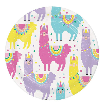 Llama Party 8 Guest Small Tableware Pack