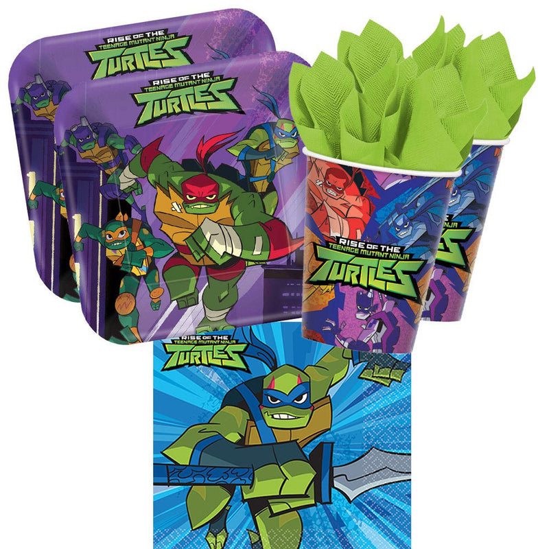 TMNT Teenage Mutant Ninja Turtles 16 Guest Small Tableware Pack