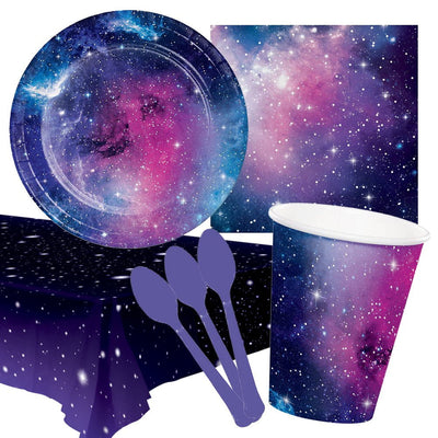 Galaxy Space 8 Guest Deluxe Tableware Party Pack
