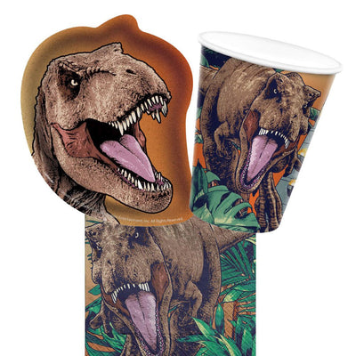 Dinosaur Jurassic World Dominion 8 Guest Tableware Party Pack