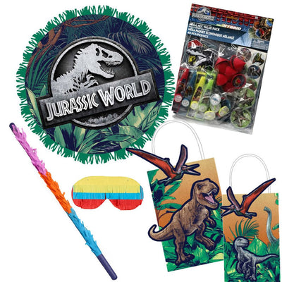 Jurassic World Dominion 8 Guest Dinosaur Birthday Pinata Favour Party Pack