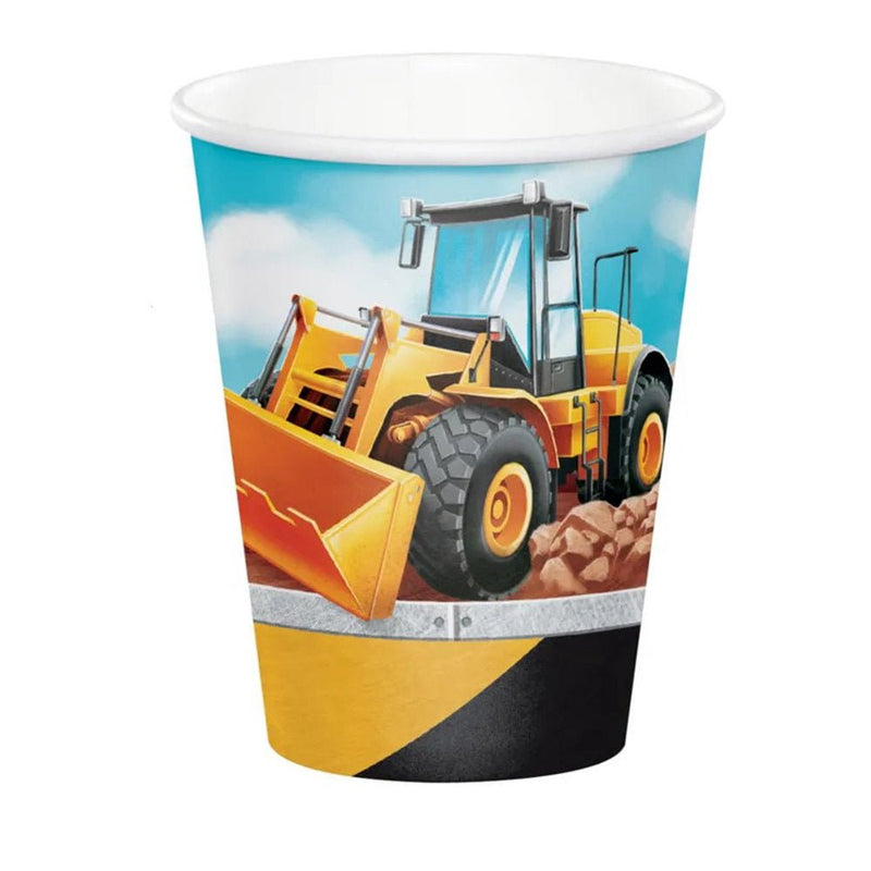 Construction 16 Guest Large Deluxe Tableware Party Pack