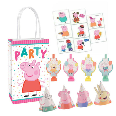 Peppa Pig 8 Guest Kraft Bag Party Pack