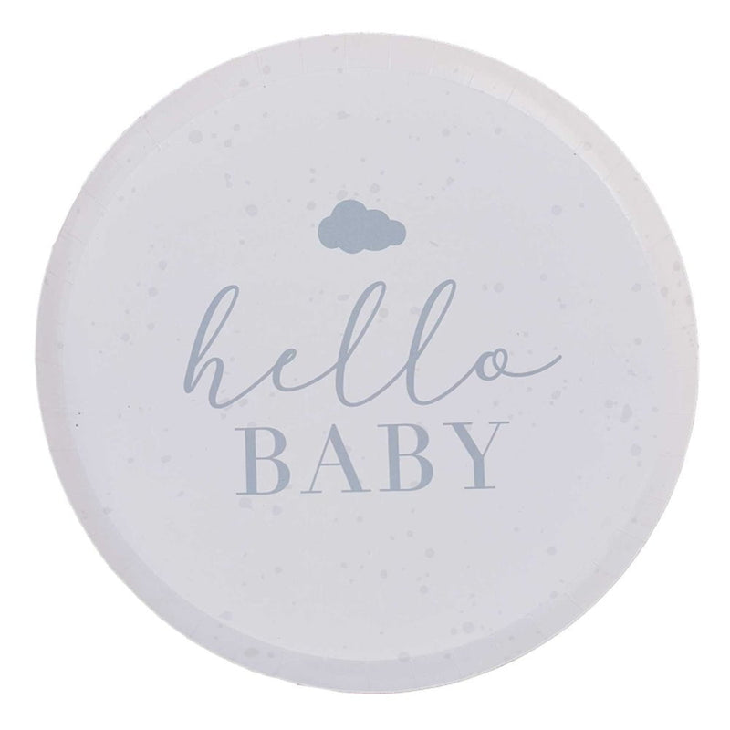 Baby Shower Hello Baby 8 Guest Tableware Party Pack