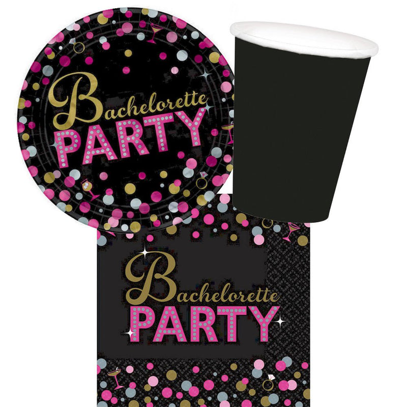 Bachelorette Party 8 Guest Tableware Pack