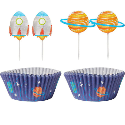 Space Blast Off 8 Guest Tableware Party Pack