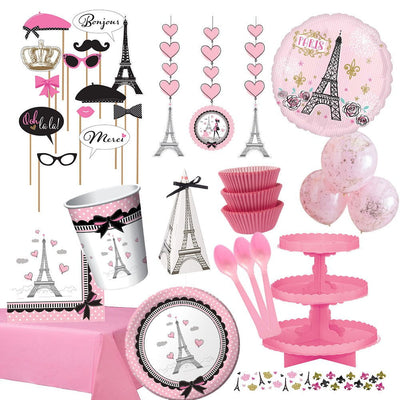 Party In Paris 8 Guest Complete Party Pack