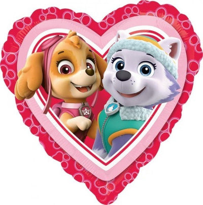 Paw Patrol Girl Heart Shaped Skye & Everest Balloon Party Pack