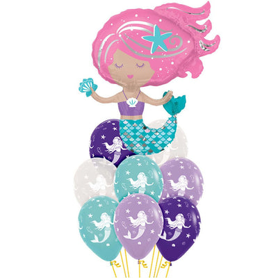 Mermaid SuperShape Balloon Party Pack