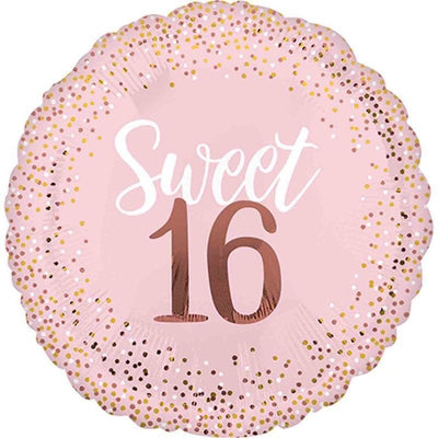 16th Birthday Sweet 16 Balloon Party Pack