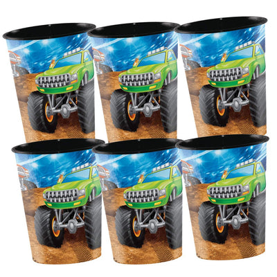 Monster Truck Rally 6 Guest Favour Cup Party Pack