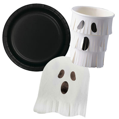 Halloween Ghost 8 Guest Tableware Party Pack