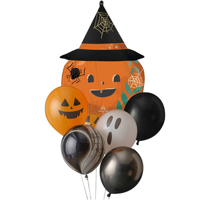 Halloween Pumpkin SuperShape Balloon Party Pack