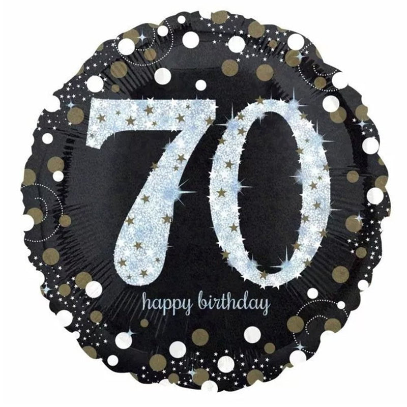 70th Birthday Sparkling Celebration Balloon Party Pack