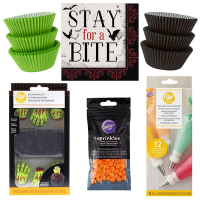 Halloween Cupcake Decorating Party Pack