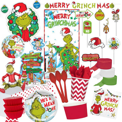 Grinch Christmas 8 Guest Complete Party Pack